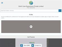 Tablet Screenshot of earthcareequipments.com